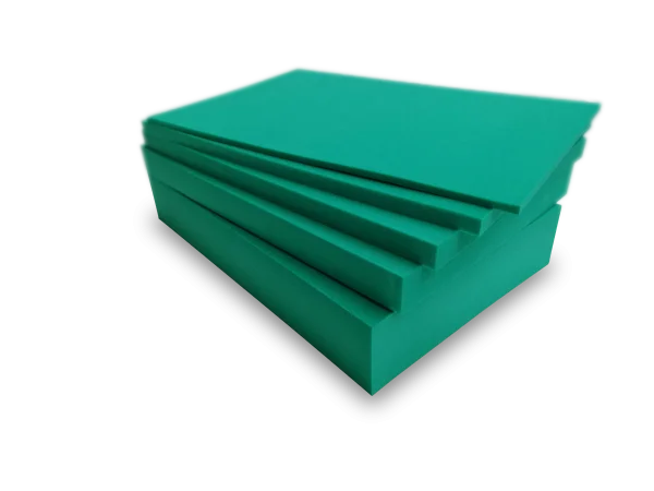 PE Schaumstoffzuschnitt in grün