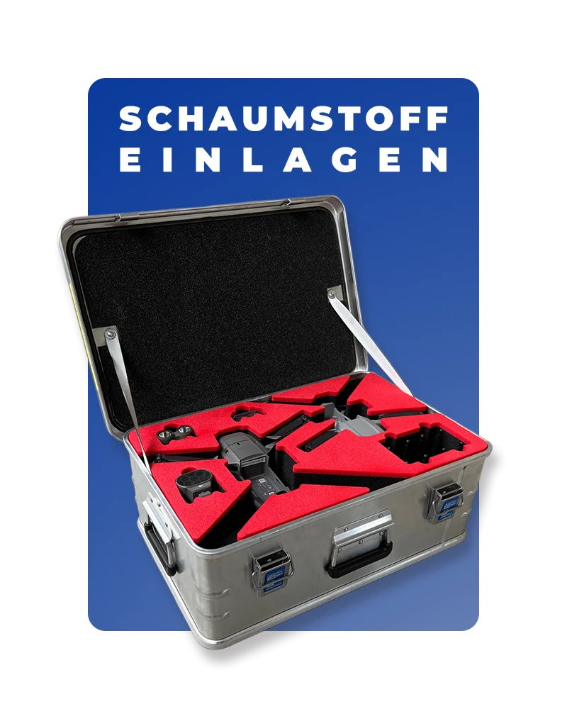 Schaumstoffeinlagen für den sicheren Produkttransport