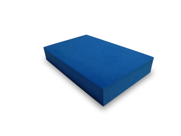 PE Schaumstoffzuschnitt 590 x 390 x 100 mm in blau