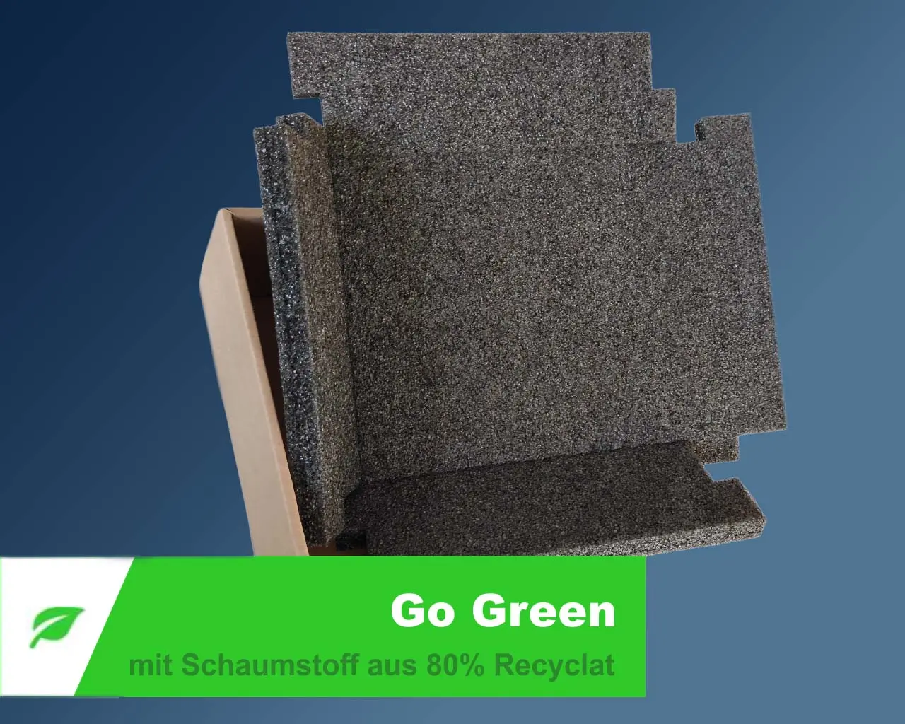 nachhaltige Schaumstoffverpackungen