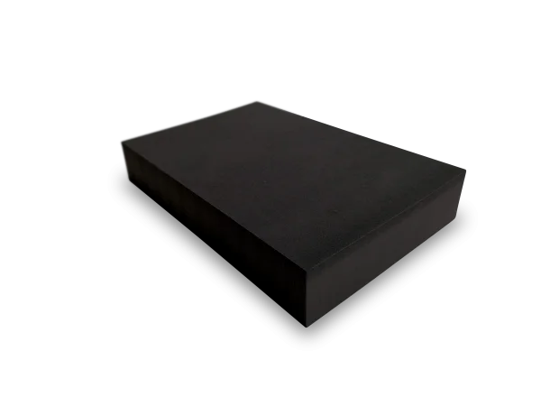 PE Schaumstoffzuschnitt 590 x 390 x 100 mm in schwarz