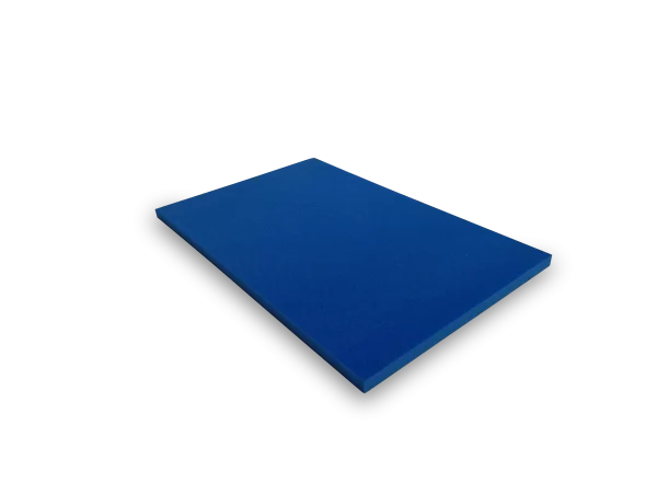 PE Schaumstoffzuschnitt 590 x 390 x 20 mm in blau