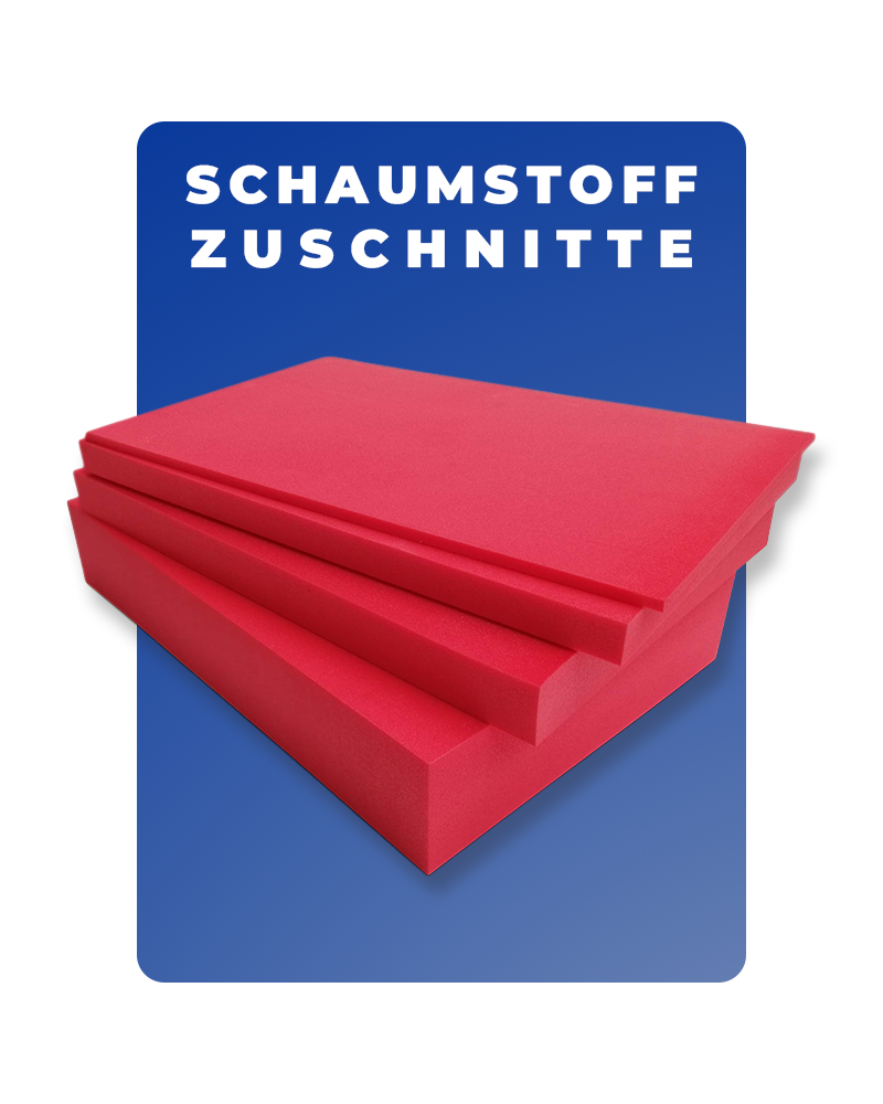 Schaumstoffzuschnitte nach Maß Zuschnitte aus Schaumstoff individuell anpassbar