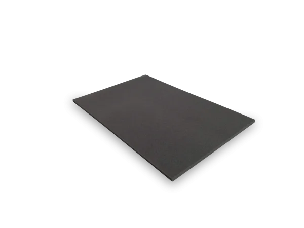 PE Schaumstoffzuschnitt 590 x 390 x 10 mm in grau