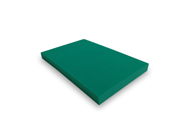 PE Schaumstoffzuschnitt 590 x 390 x 50 mm in grün