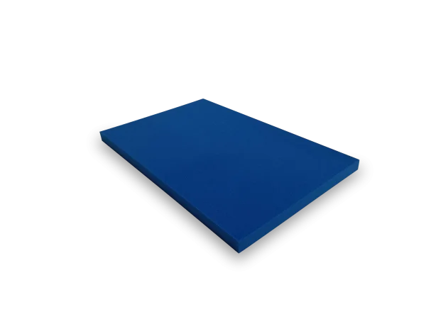 PE Schaumstoffzuschnitt 590 x 390 x 30 mm in blau