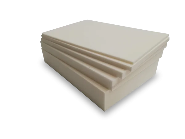 PE Schaumstoffzuschnitt in weiß