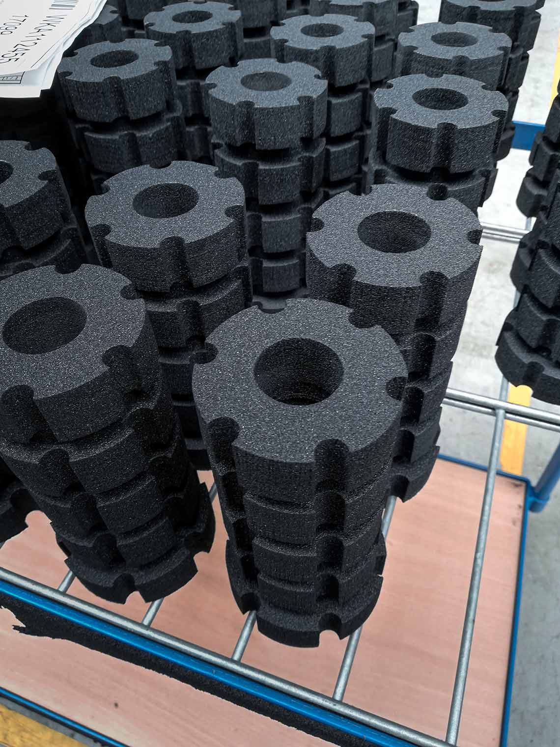 Schaumstoffteile in Serienfertigung Serienfertigung