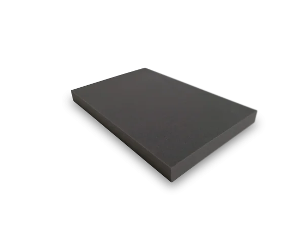 PE Schaumstoffzuschnitt 590 x 390 x 50 mm in grau