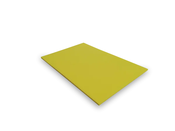 PE Schaumstoffzuschnitt 590 x 390 x 10 mm in gelb
