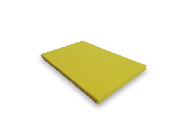 PE Schaumstoffzuschnitt 590 x 390 x 30 mm in gelb