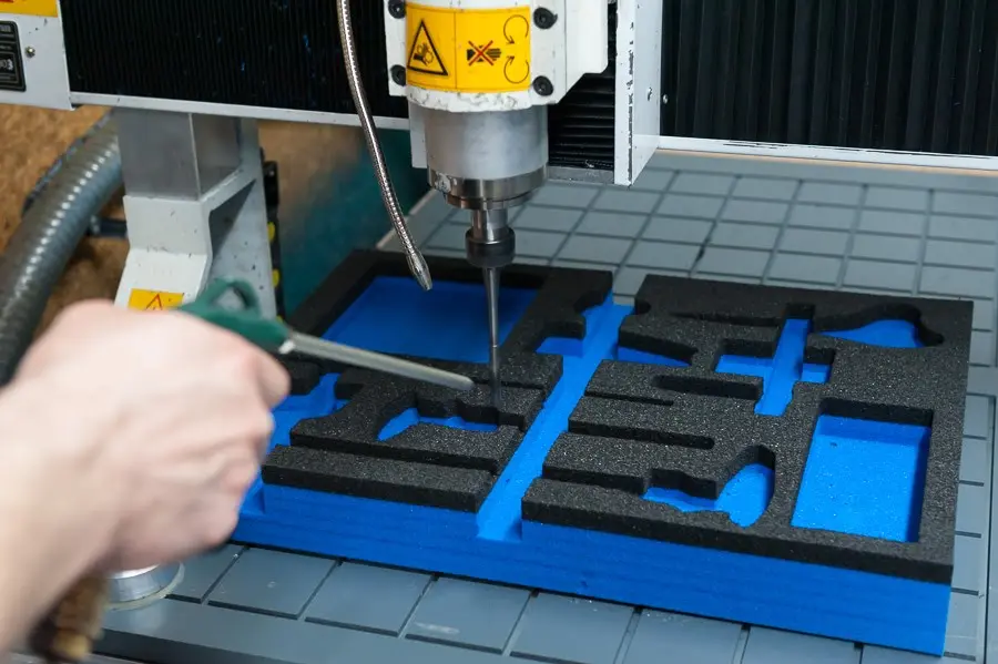 Werkzeugeinlage gefräst