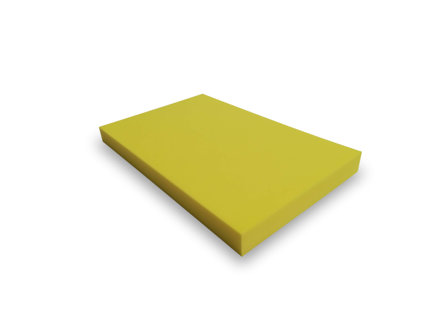 PE Schaumstoffzuschnitt 590 x 390 x 50 mm in gelb PE Schaumstoffzuschnitt 590 x 390 x 50 mm in gelb
